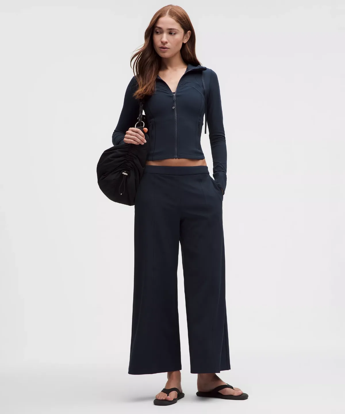Daydrift Mid-Rise Cropped Wide-Leg Trouser by Lululemon
