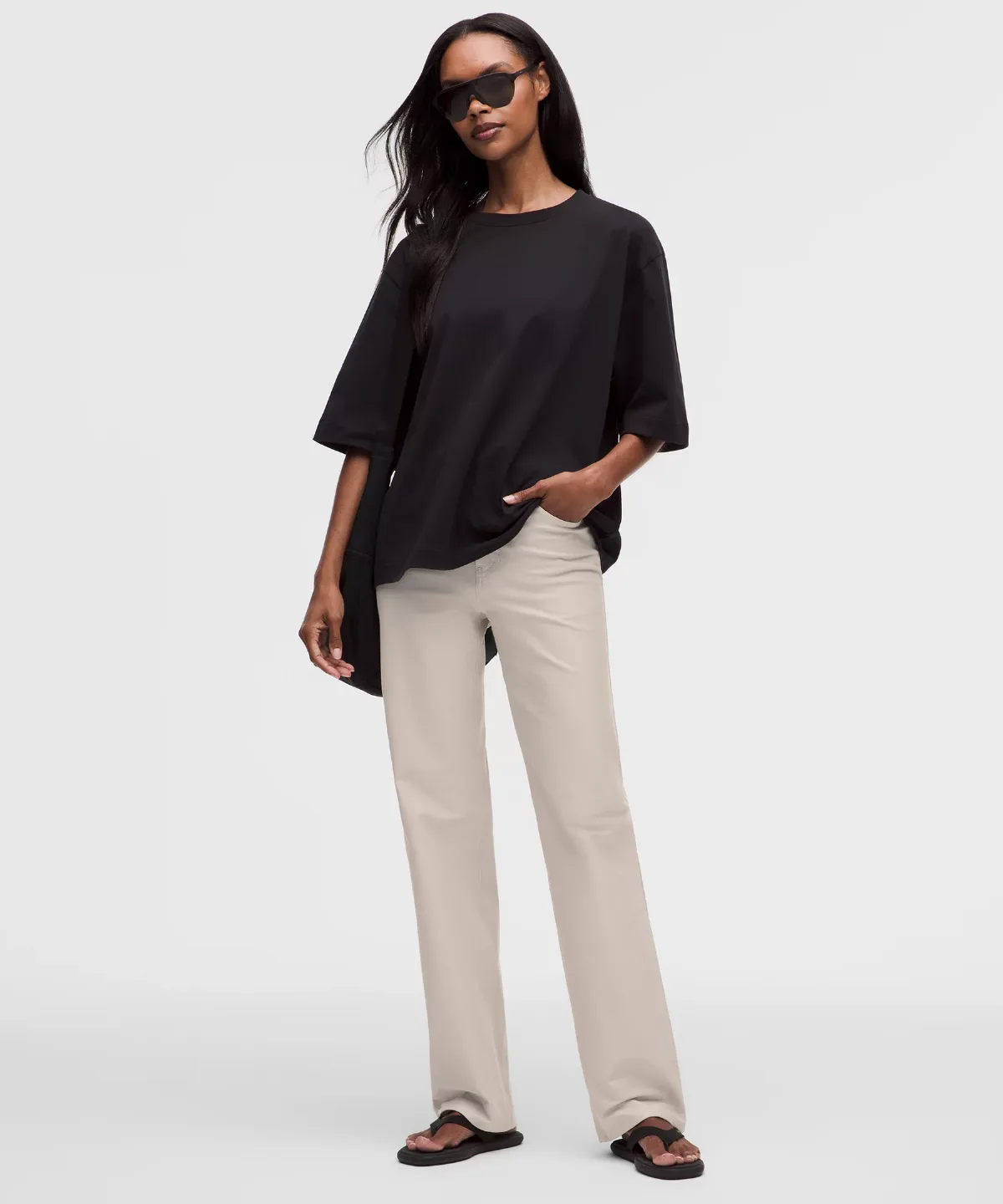 EasyFive Mid-Rise Relaxed-Straight Pant by Lululemon