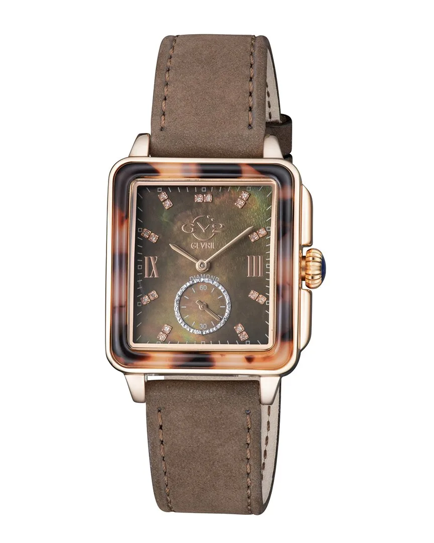 Bari Tortoise Diamond Watch by Gv2