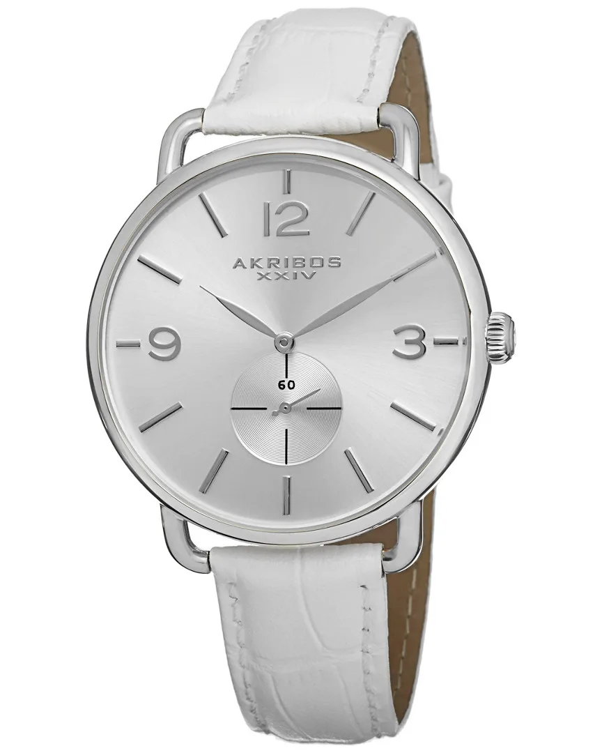 Leather Watch by Akribos Xxiv
