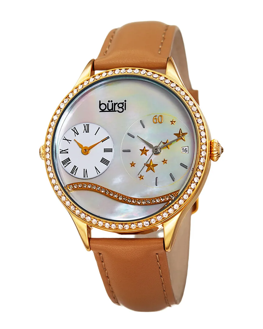 Burgi Genuine Leather Watch by Brgi