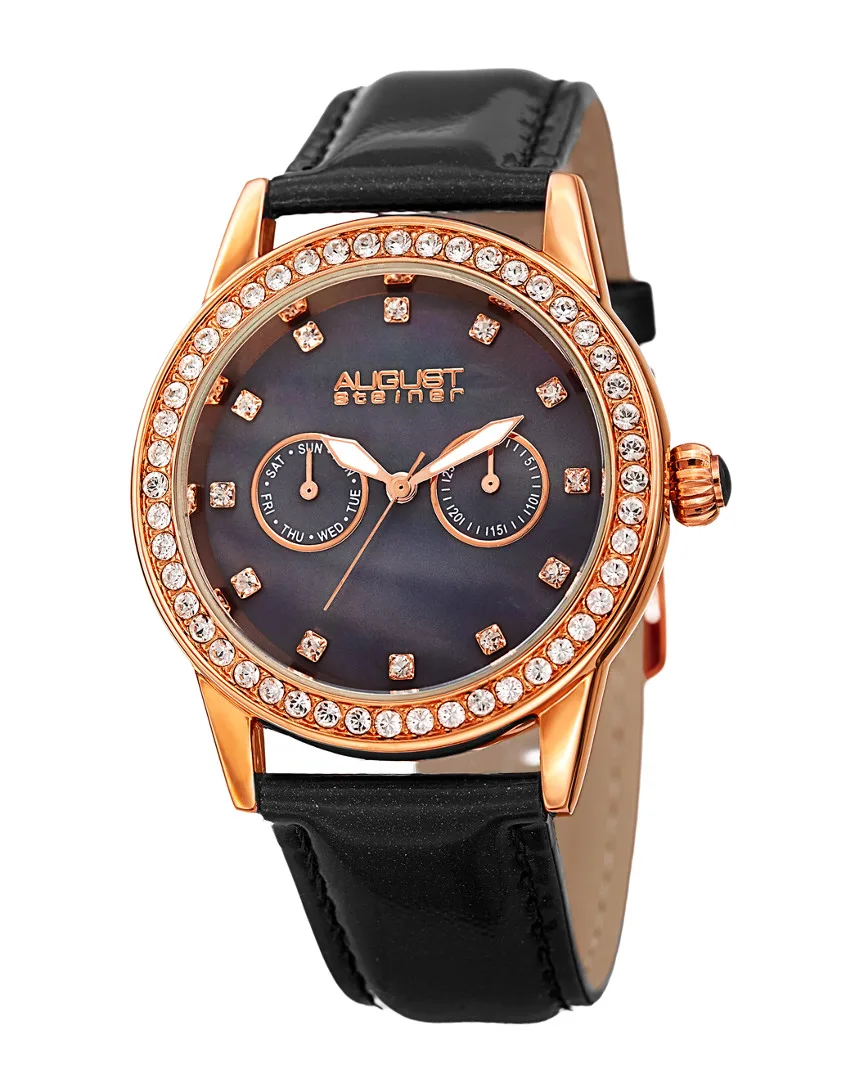 Leather Watch by August Steiner