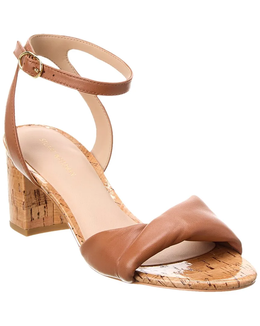Everly 50 Leather Sandal by Stuart Weitzman