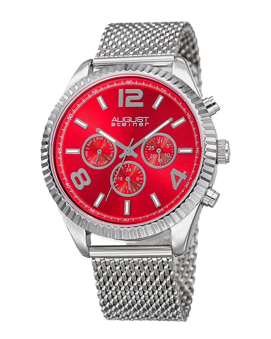 Stainless Steel Watch by August Steiner