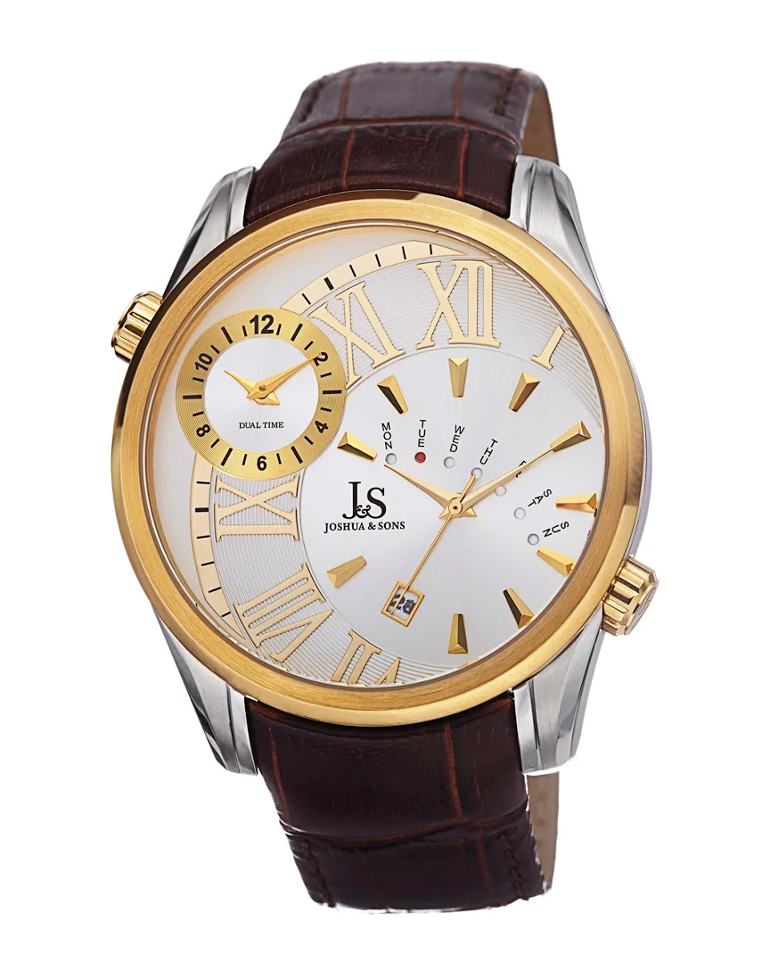 Leather Watch by Joshua & Sons