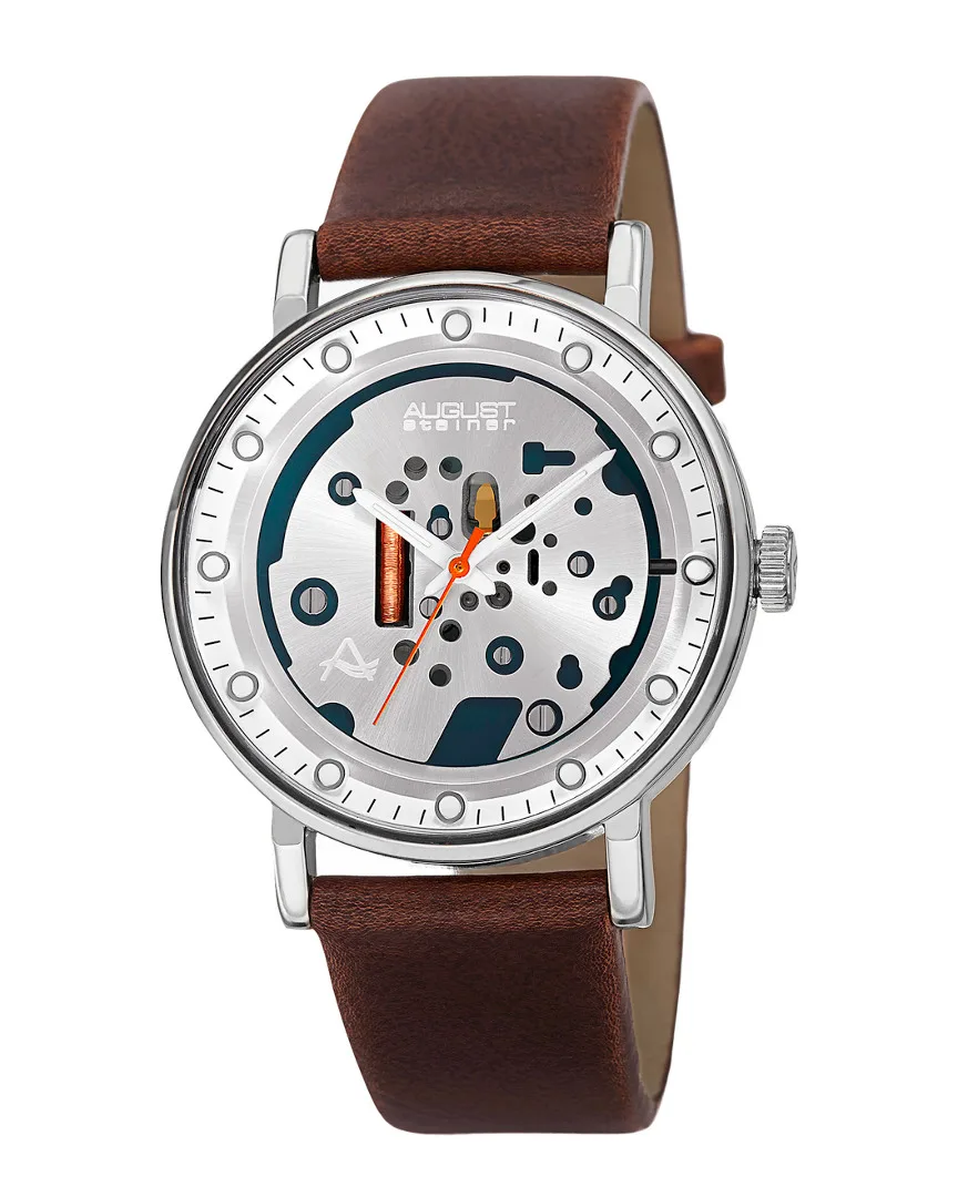 Leather Watch by August Steiner