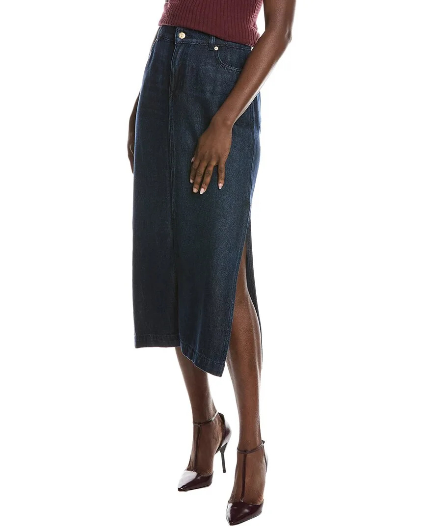 7 for All Mankind Midi Skirt