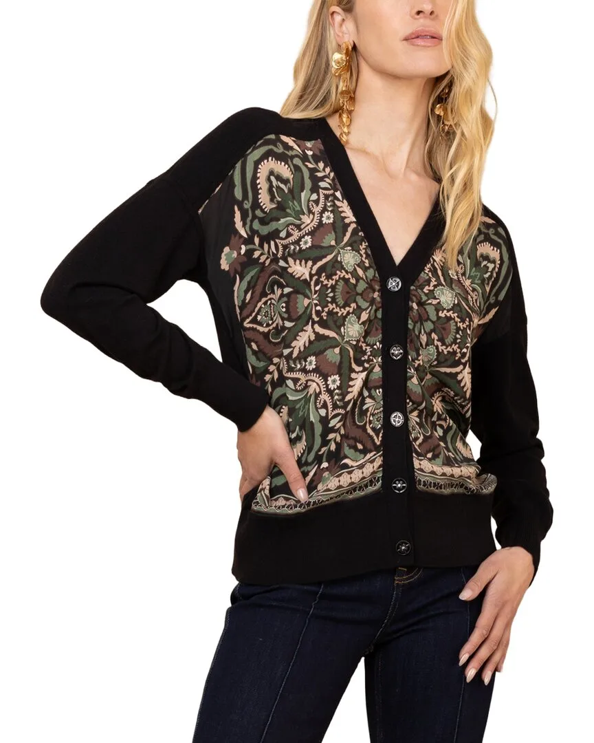 Scarlette Silk Cardigan by Hale Bob