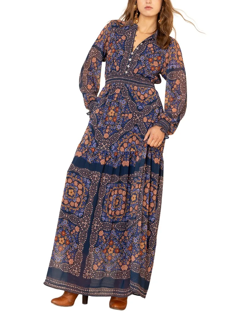 Marisol Long Sleeve Maxi Dress by Hale Bob