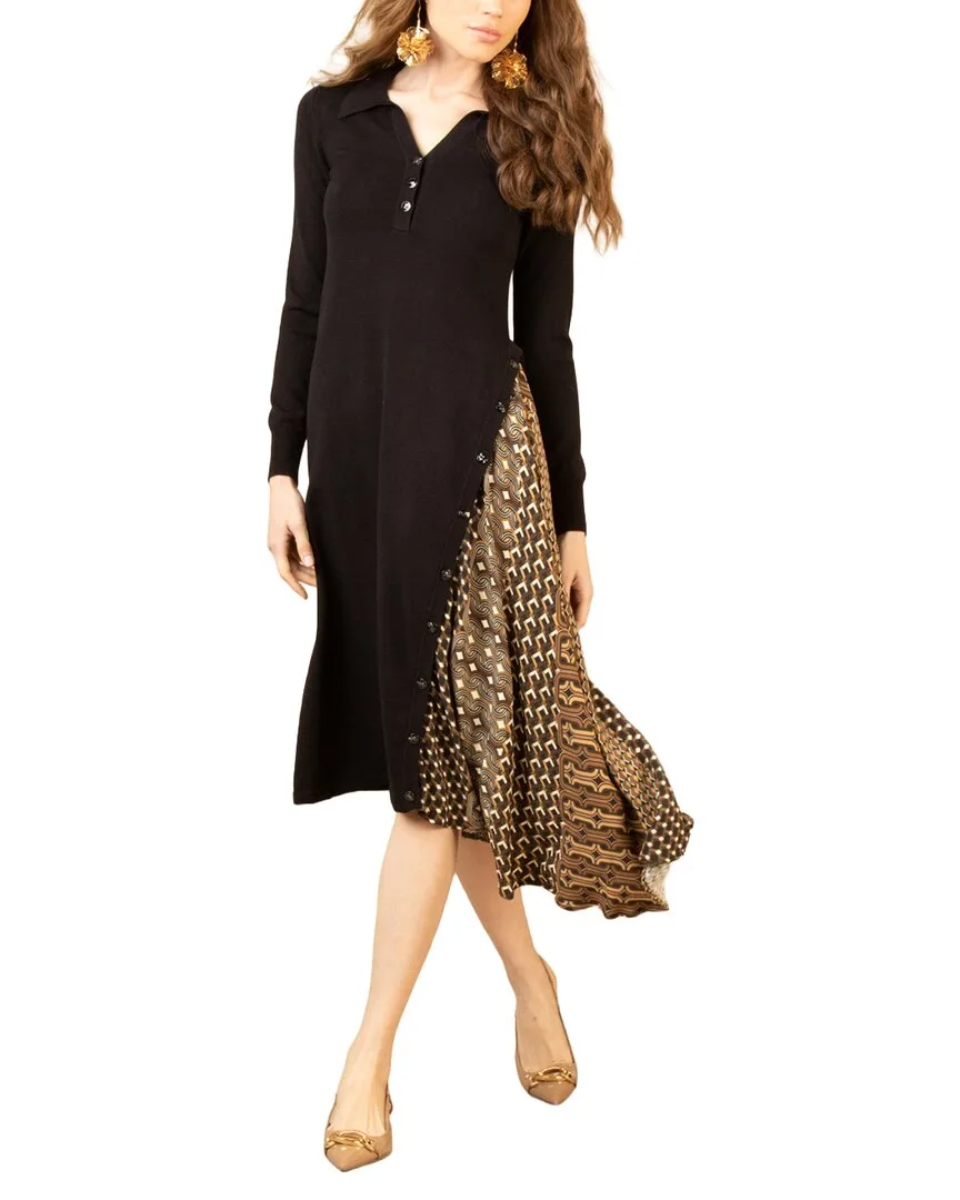 Long Sleeve Kynlee Midi Dress by Hale Bob