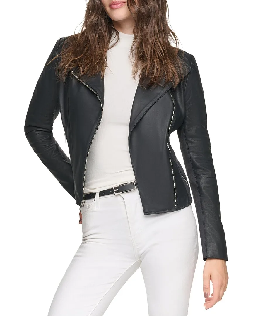 Felix Leather Coat by Andrew Marc