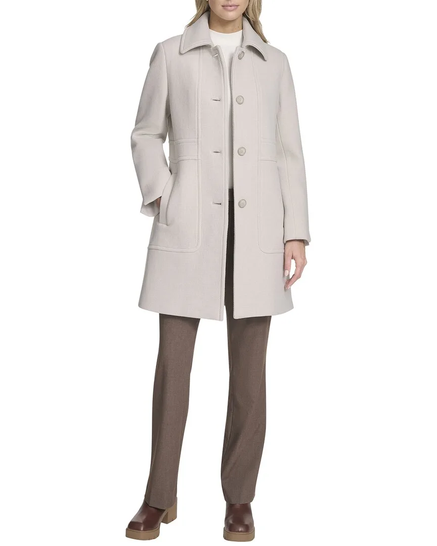 Emmeline Wool-Blend Slim Coat by Andrew Marc