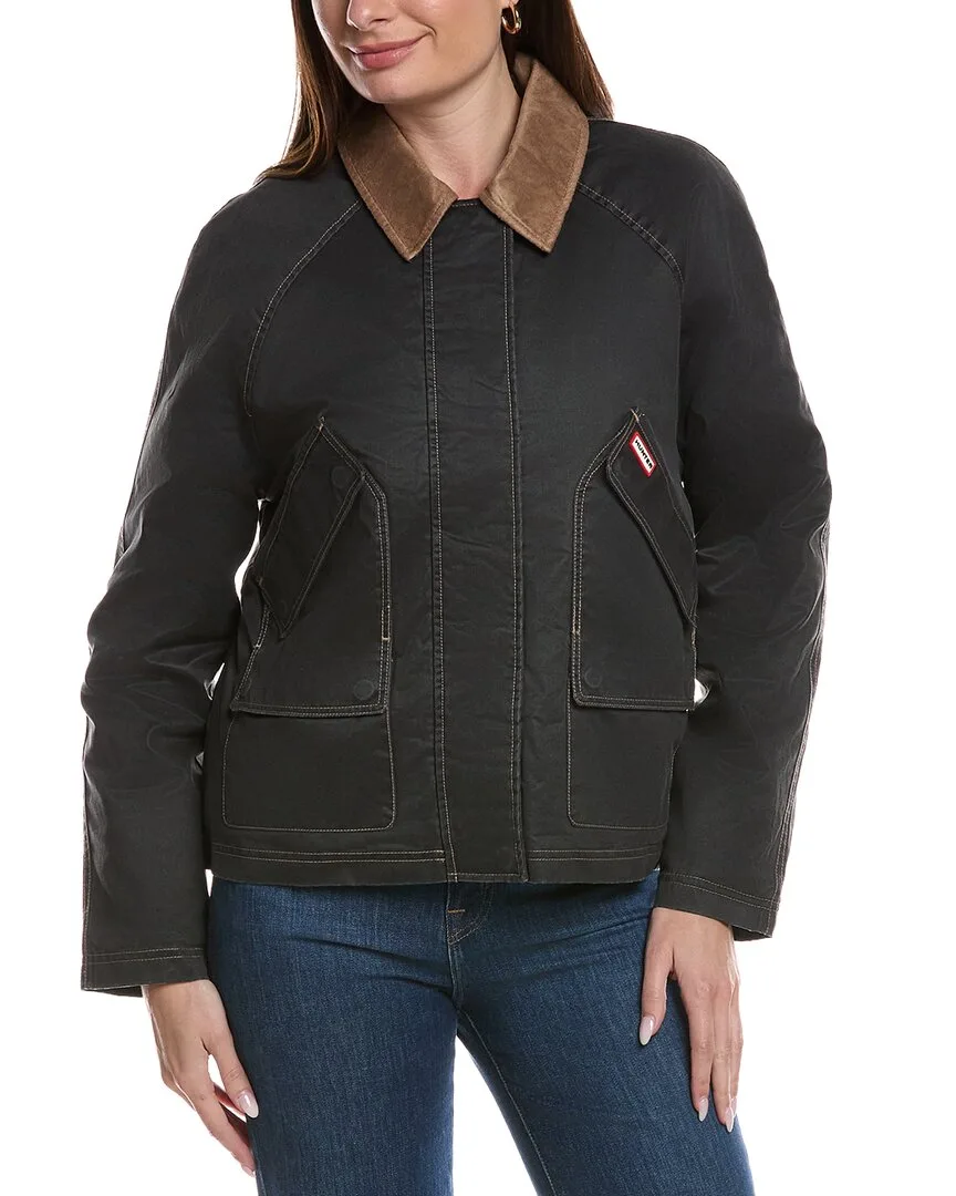 Bex Washed Wax Hunting Jacket by Hunter