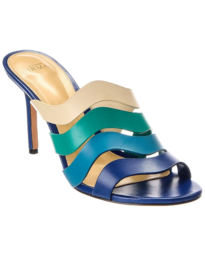 Aila 85 Leather Mule by Alexandre Birman