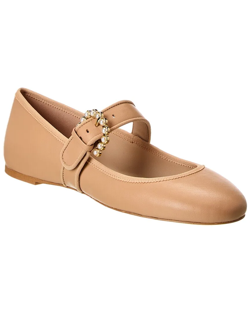 Piper Leather Ballet Flat by Stuart Weitzman