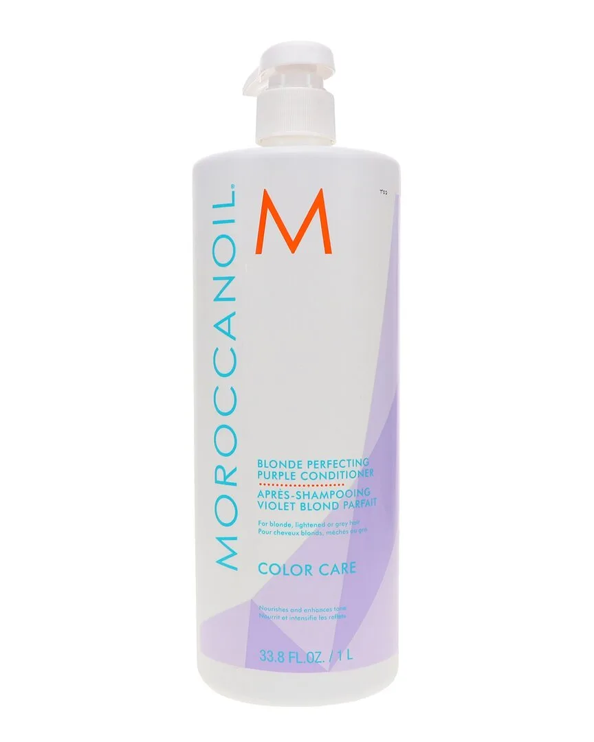 33.8Oz Blonde Perfecting Purple Conditioner by Moroccanoil