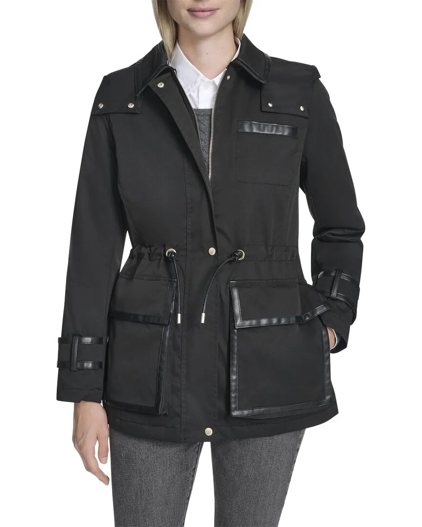 Zip Up Rain Jacket by COLE HAAN