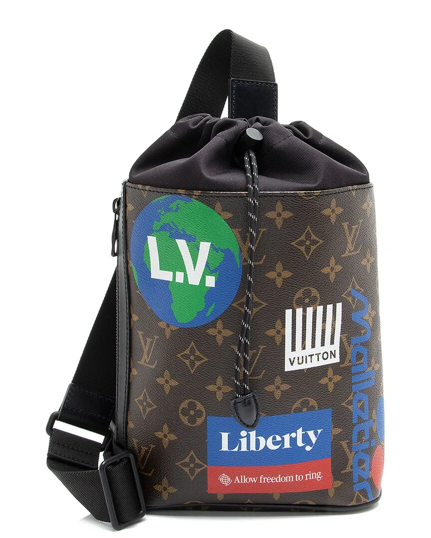 Brown Monogram Coated Canvas Logo Story (authentic Pre-Loved) by Louis Vuitton