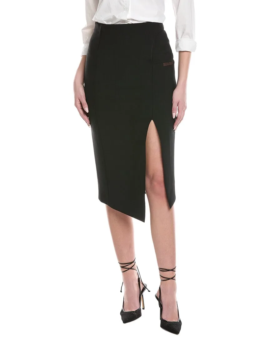 Wool-Blend Pencil Skirt by Off-White