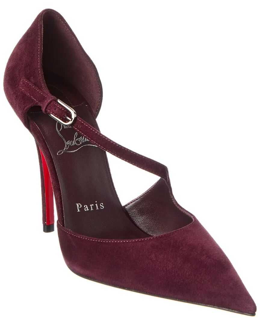 Miss Ziggyta 100 Suede Pump by Christian Louboutin