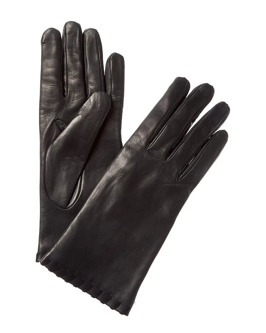 Whipstitch Leather Gloves by Portolano