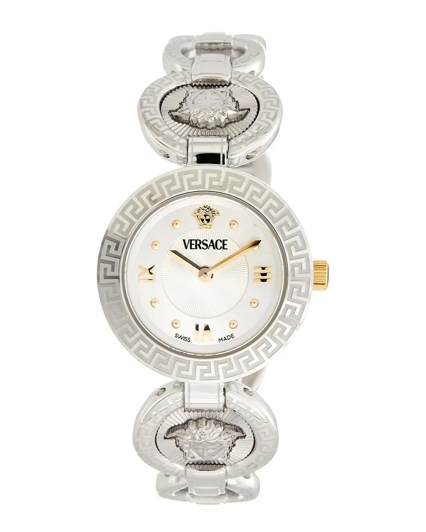 Damenuhr Greca Stainless Steel Watch by Versace