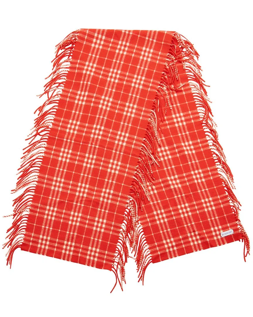 Check Cashmere Scarf (authentic Pre-Loved) by Burberry