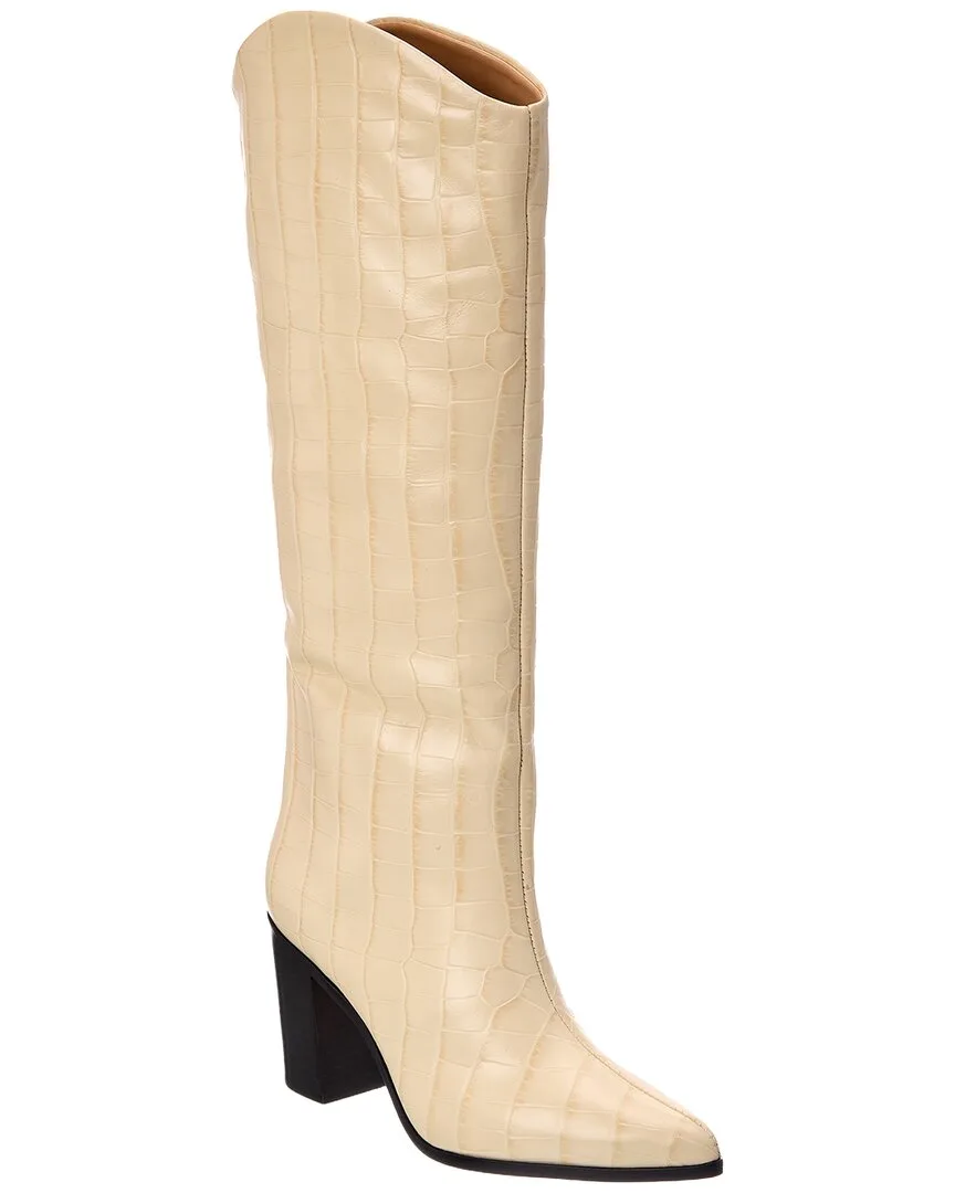 Maryana Block Leather Boot by SCHUTZ