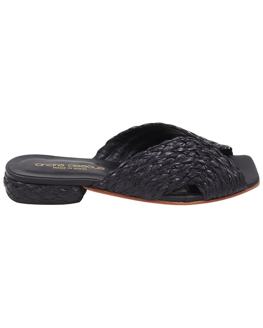 Ramy Raffia Sandal by Andre Assous