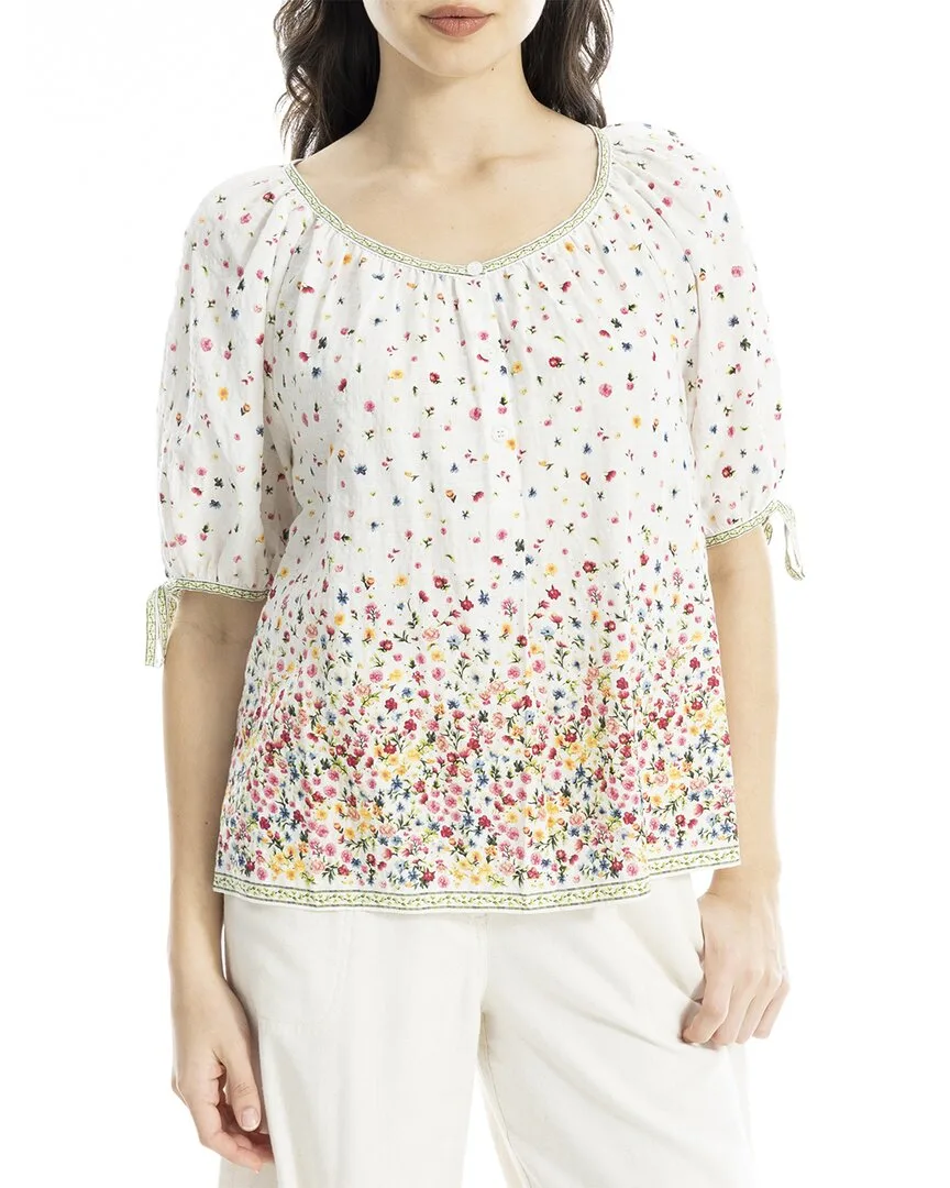 Tie-Sleeve Blouse by Max Studio