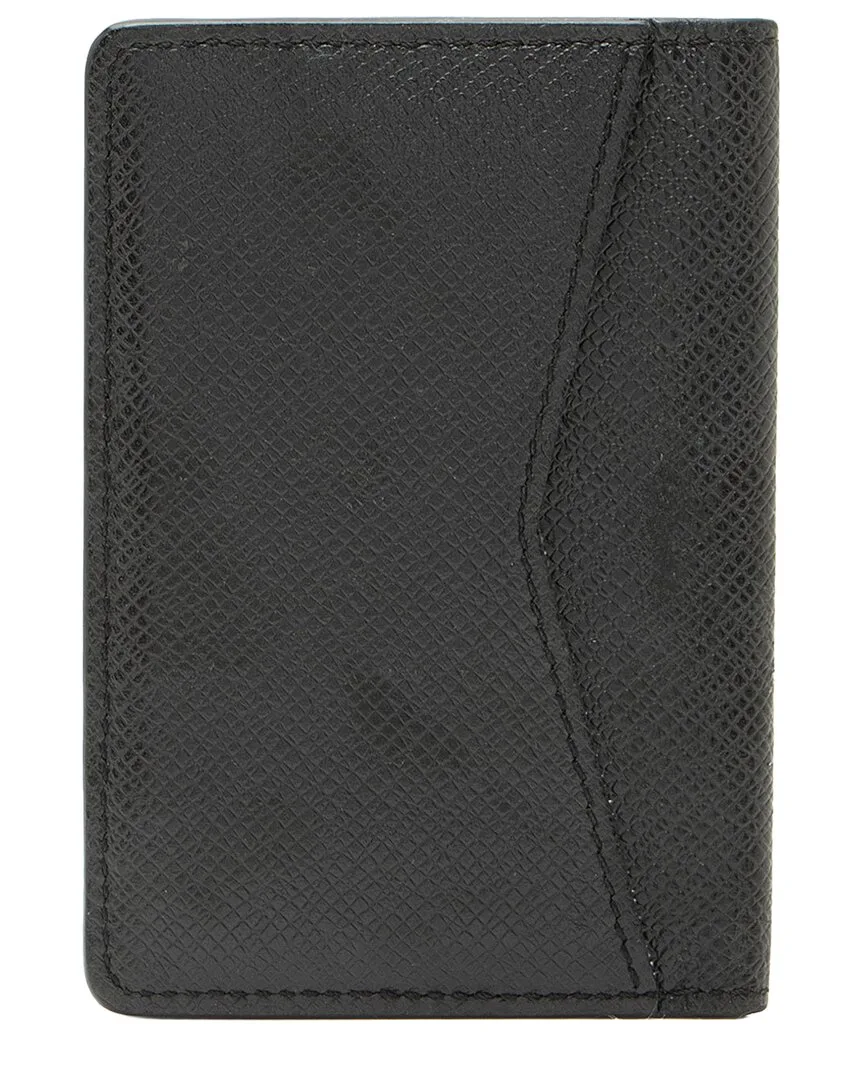 Black Leather Pocket Organizer (authentic Pre-Loved) by Louis Vuitton