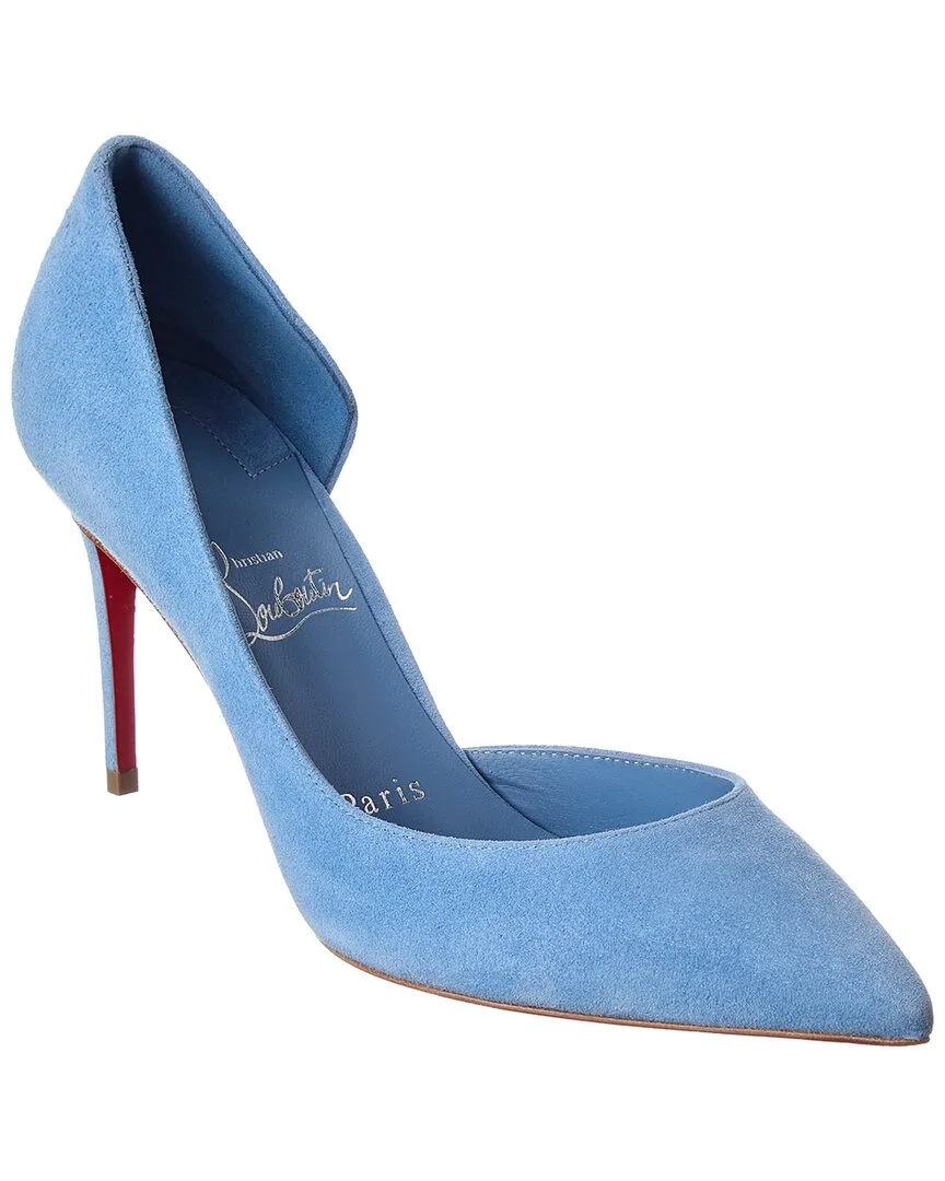 Iriza 85 Suede Pump by Christian Louboutin