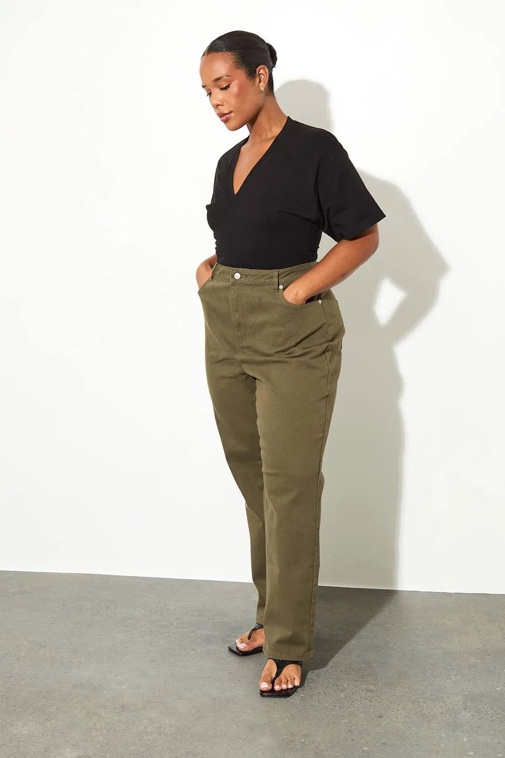 The High Waist Mom Jean by boohoo
