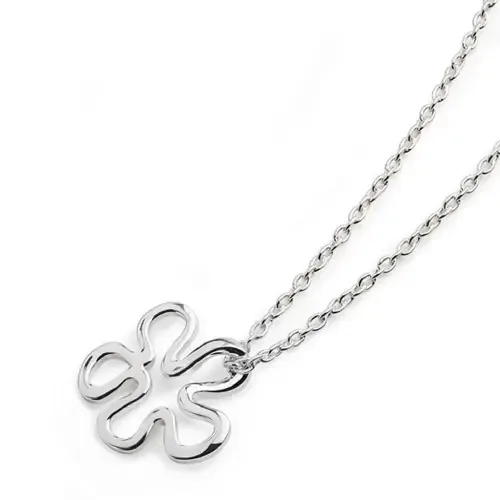 Open Splash Silver Pendant in Sterling Silver by Lucy Quartermaine
