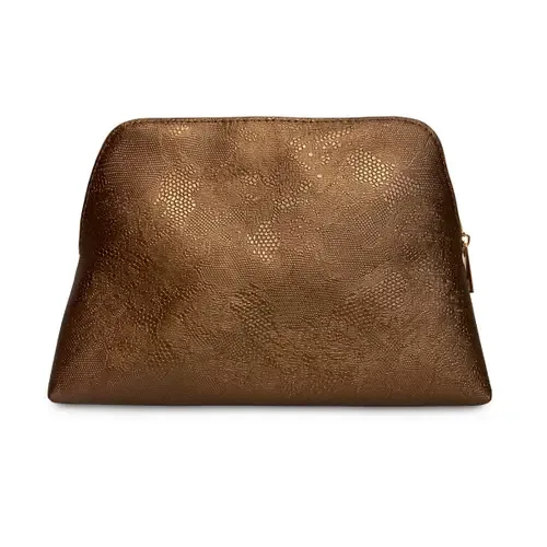 Metallic Ember Cosmetic Makeup Bag by Youzey