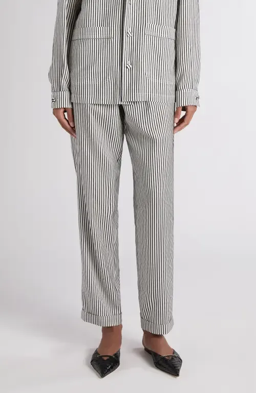Stripe Silk Pajama Pants by TOM FORD