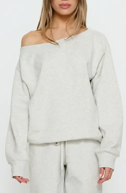 Wellness One-Shoulder Sweatshirt by Princess Polly