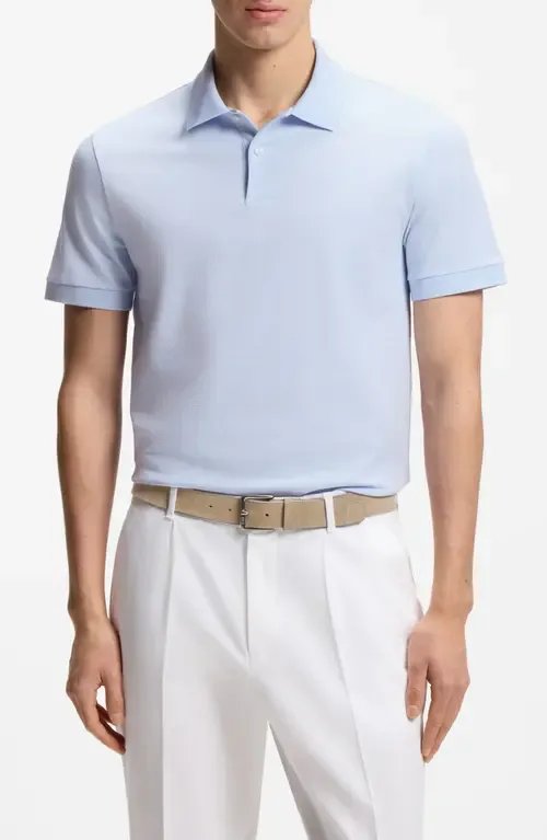 Parlay Cotton Piqué Polo by BOSS