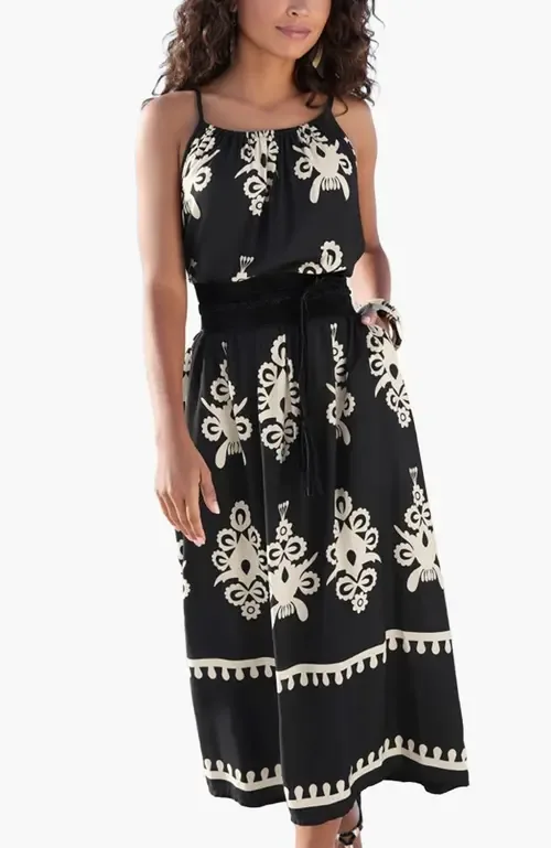 Ornamental Print Dress by LASCANA