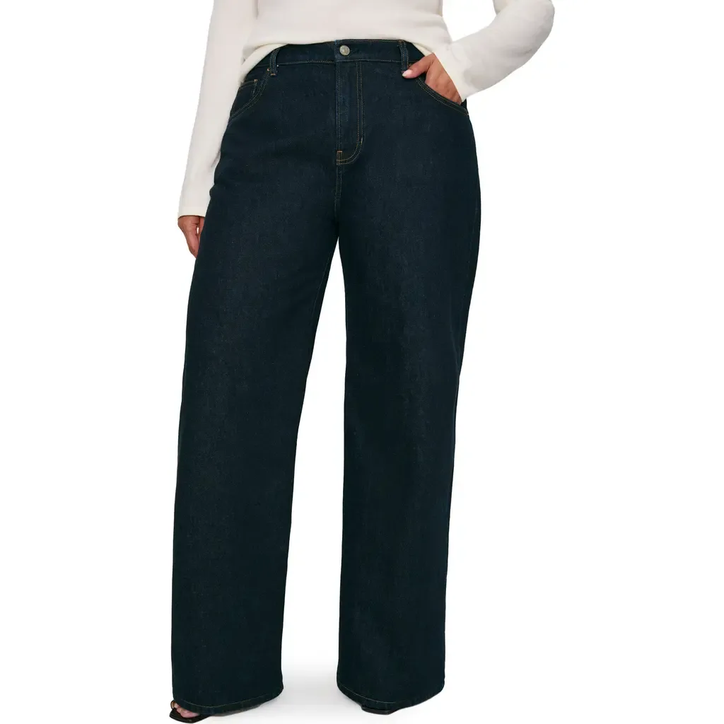 Cary Studded High Waist Slouchy Wide Leg Jeans by Reformation