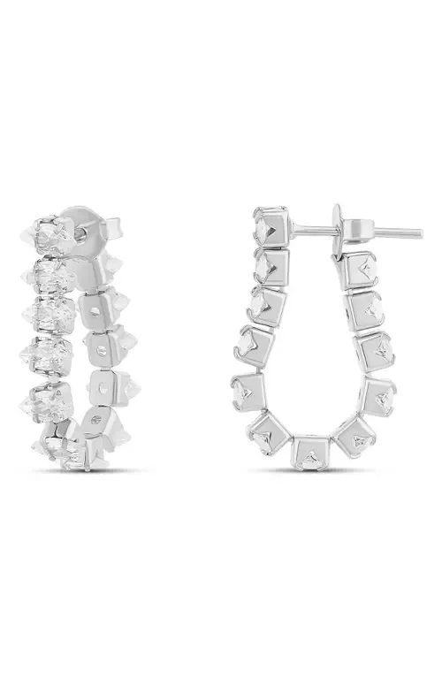 Tennis Chain Drop Earrings by SHYMI