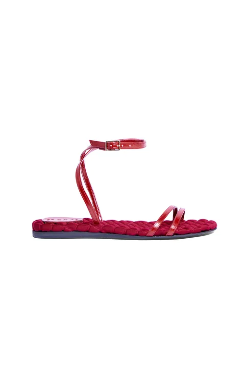 Faye Vegan Flat Sandal by Aera