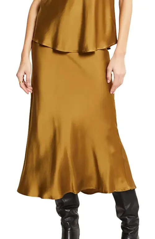 Viscose Fluid Long Skirt