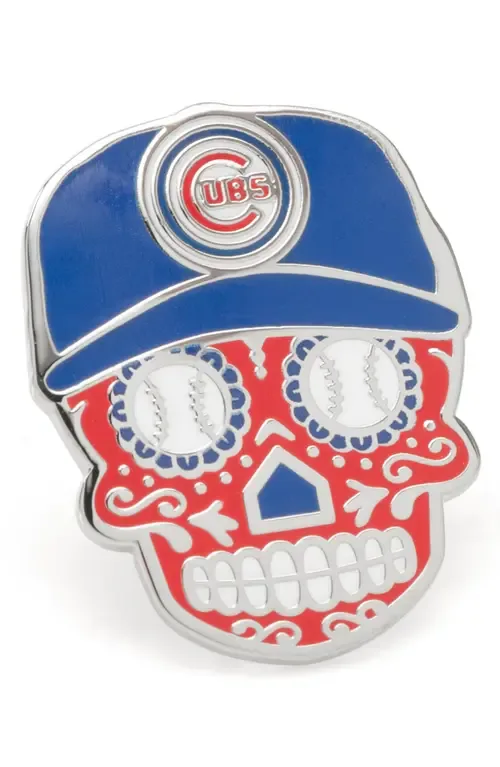 Chicago Cubs Sugar Skull Lapel Pin by Cufflinks, Inc.