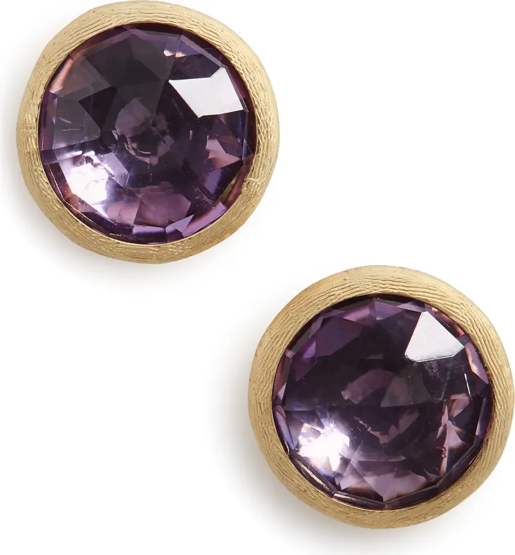 Jaipur Semiprecious Stone Stud Earrings by Marco Bicego