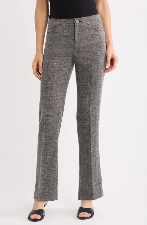 Mid Rise Bootcut Tweed Pants by Anne Klein
