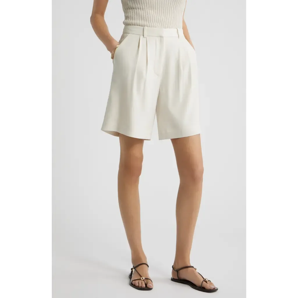 Pleat Front Trouser Shorts by Nordstrom