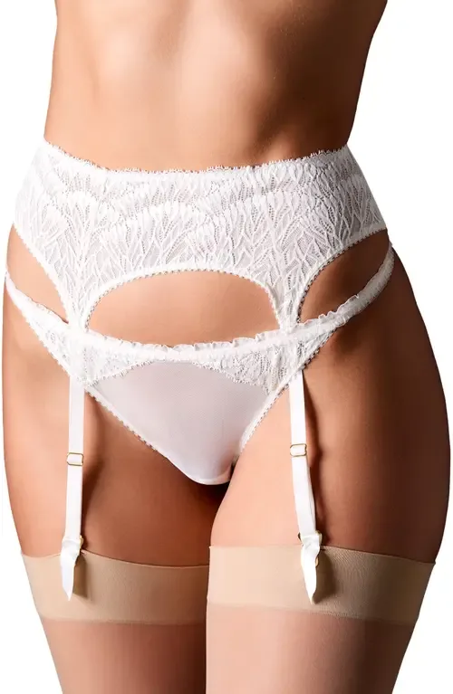 Loulou Lace Suspender Belt by JOURNELLE