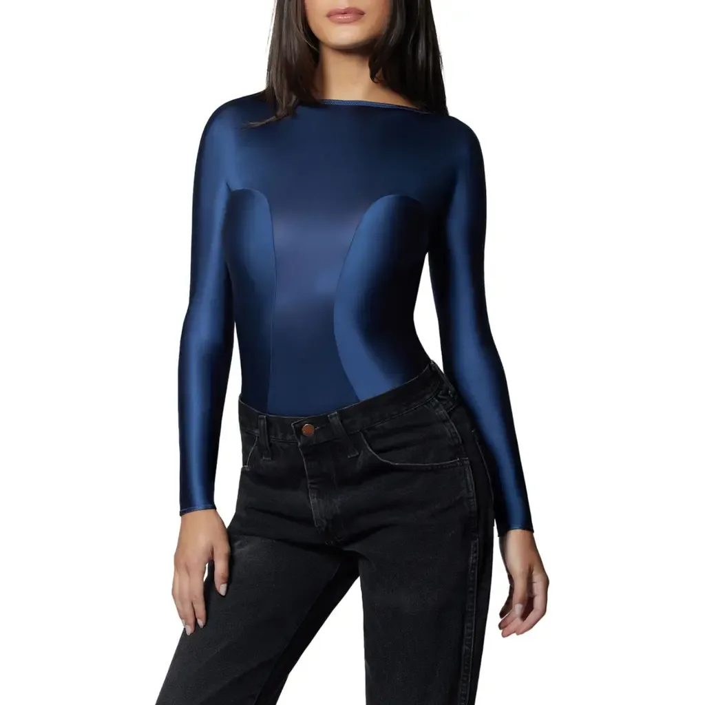 Liquid Contour Backless Bodysuit by Kiki de Montparnasse