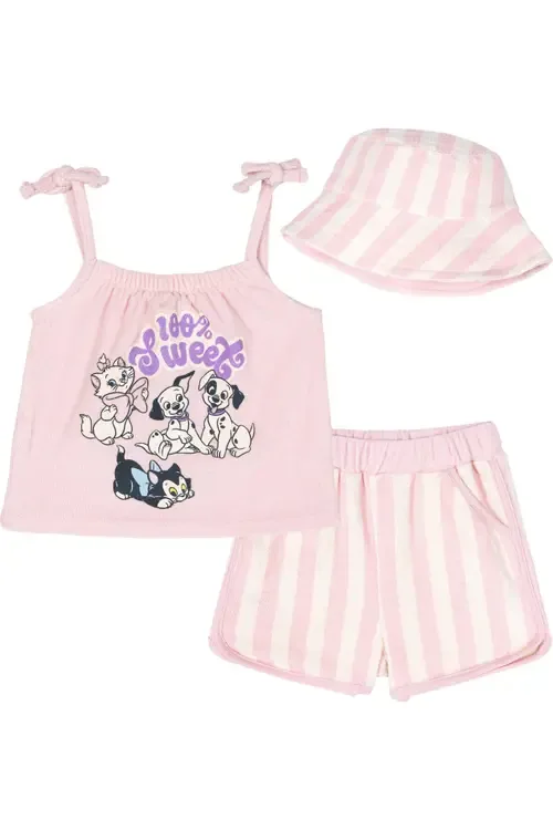 Tank Top and Shorts Set with Bucket Hat by Disney